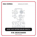 HOSE ASSY-INTERCOOLER INLET,A