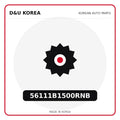 Genuine Mobis 56111B1500RNB  for Korean vehicles | D&U Korea