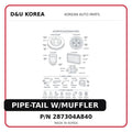 PIPE-TAIL W/MUFFLER