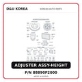 ADJUSTER ASSY-HEIGHT