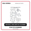 MOTOR & FAN ASSY-A/C BLOWER