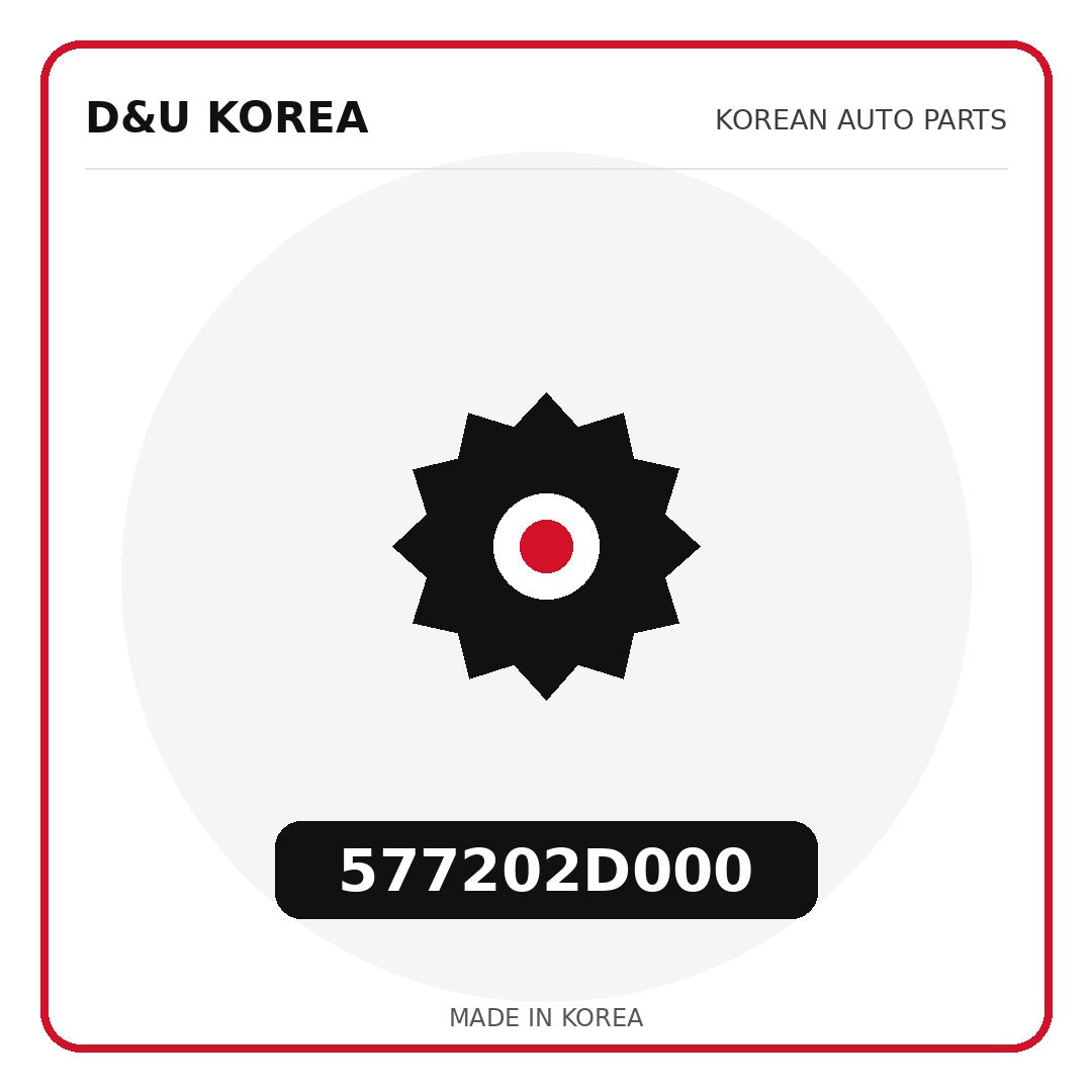 Genuine Mobis 577202D000  for Korean vehicles | D&U Korea