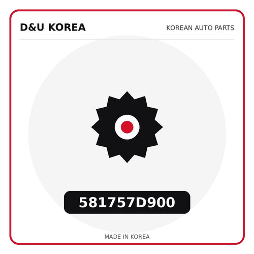 Genuine Mobis 581757D900  for Korean vehicles | D&U Korea