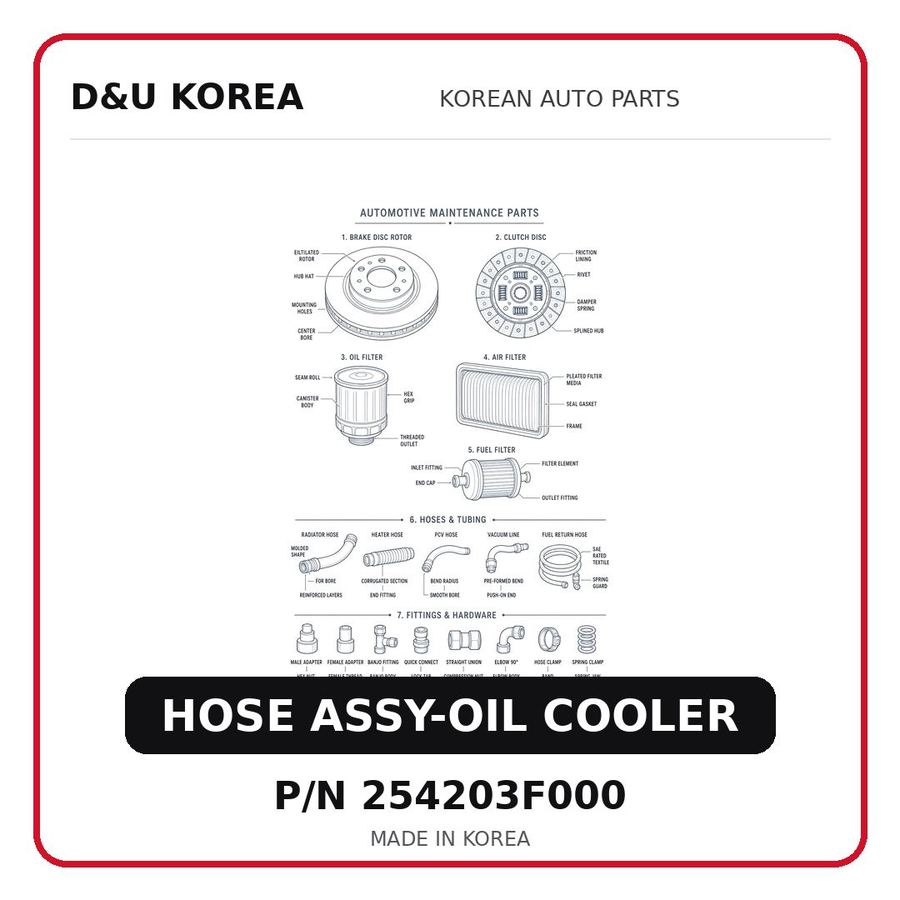 HOSE ASSY-OIL COOLER