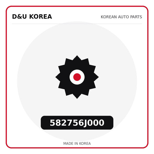 Genuine Mobis 582756J000  for Korean vehicles | D&U Korea