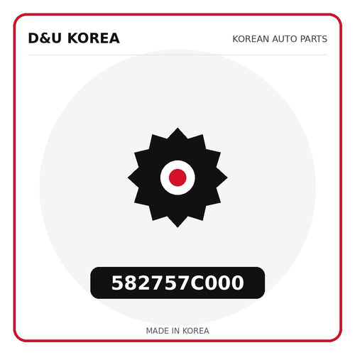 Genuine Mobis 582757C000  for Korean vehicles | D&U Korea
