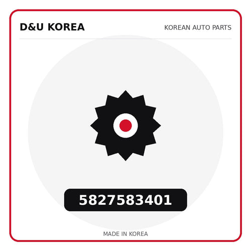 Genuine Mobis 5827583401  for Korean vehicles | D&U Korea
