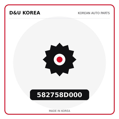 Genuine Mobis 582758D000  for Korean vehicles | D&U Korea