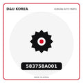 Genuine Mobis 583758A001  for Korean vehicles | D&U Korea