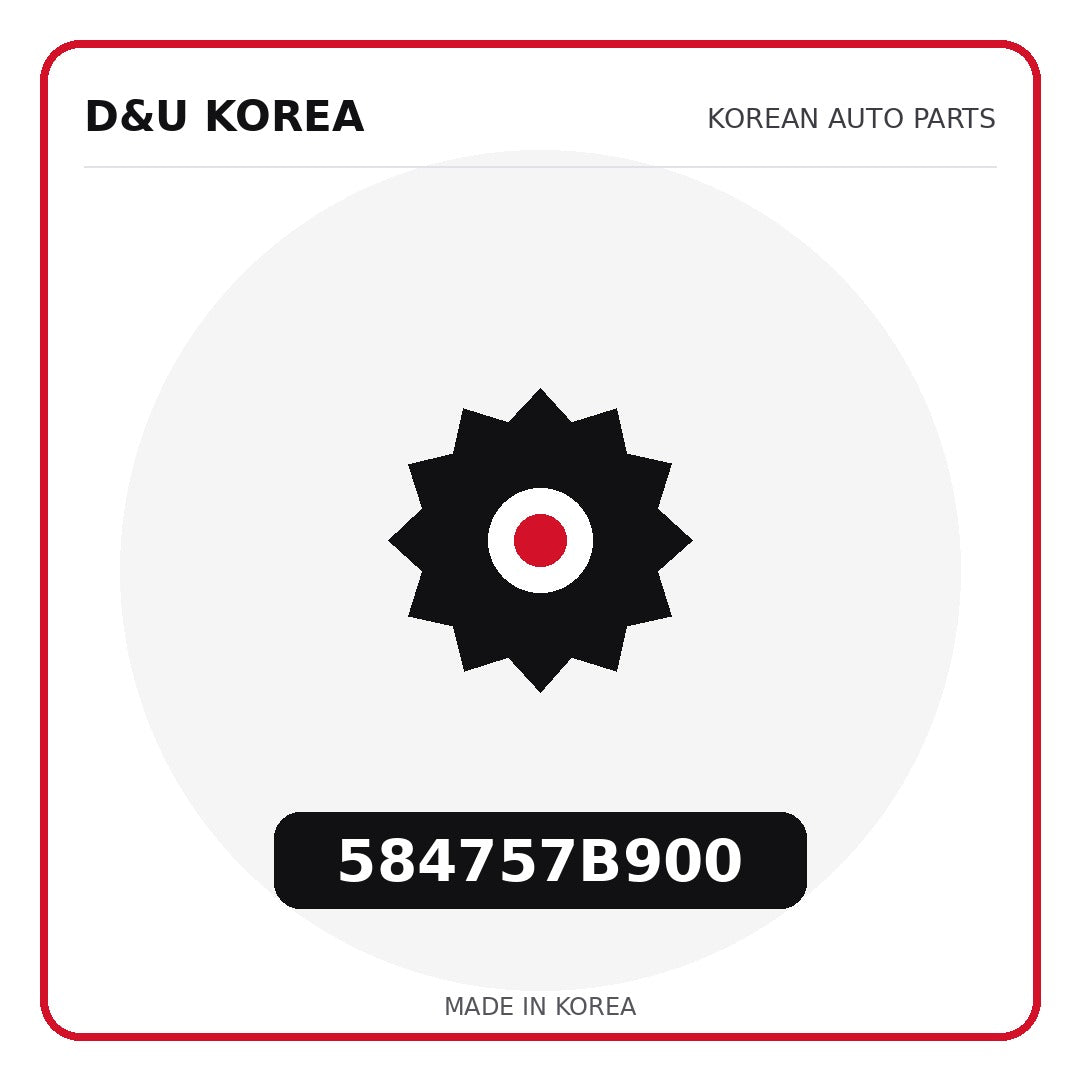 Genuine Mobis 584757B900  for Korean vehicles | D&U Korea