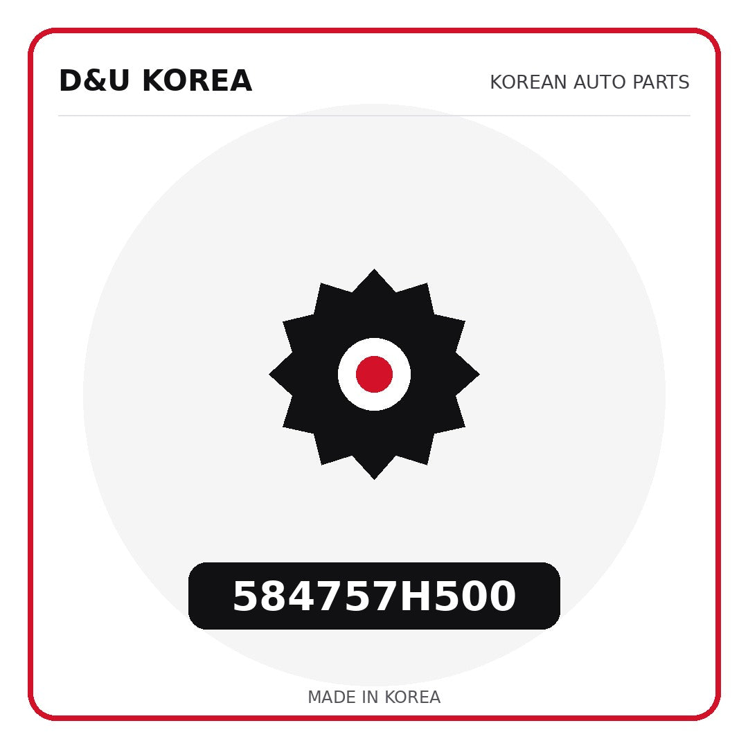 Genuine Mobis 584757H500  for Korean vehicles | D&U Korea