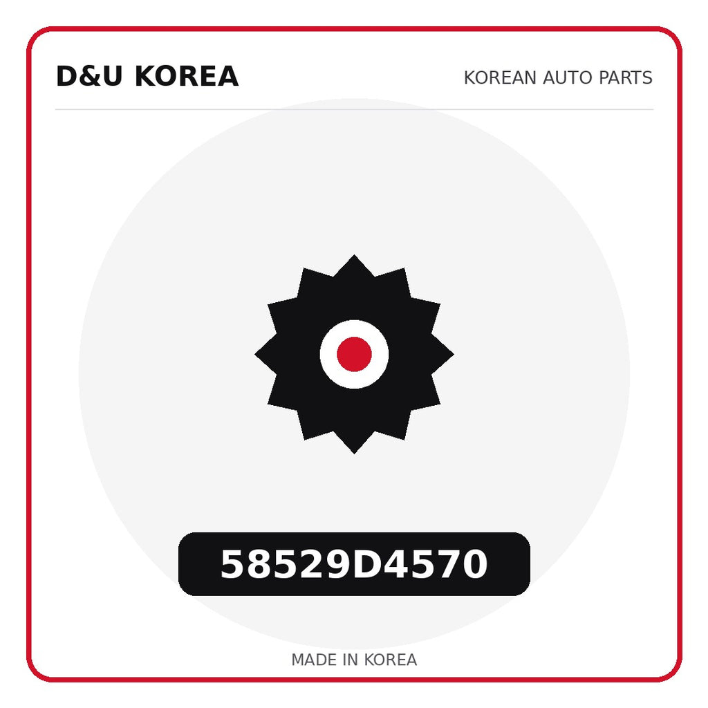 Genuine Mobis 58529D4570  for Korean vehicles | D&U Korea