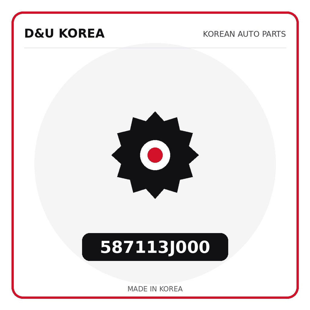 Genuine Mobis 587113J000  for Korean vehicles | D&U Korea