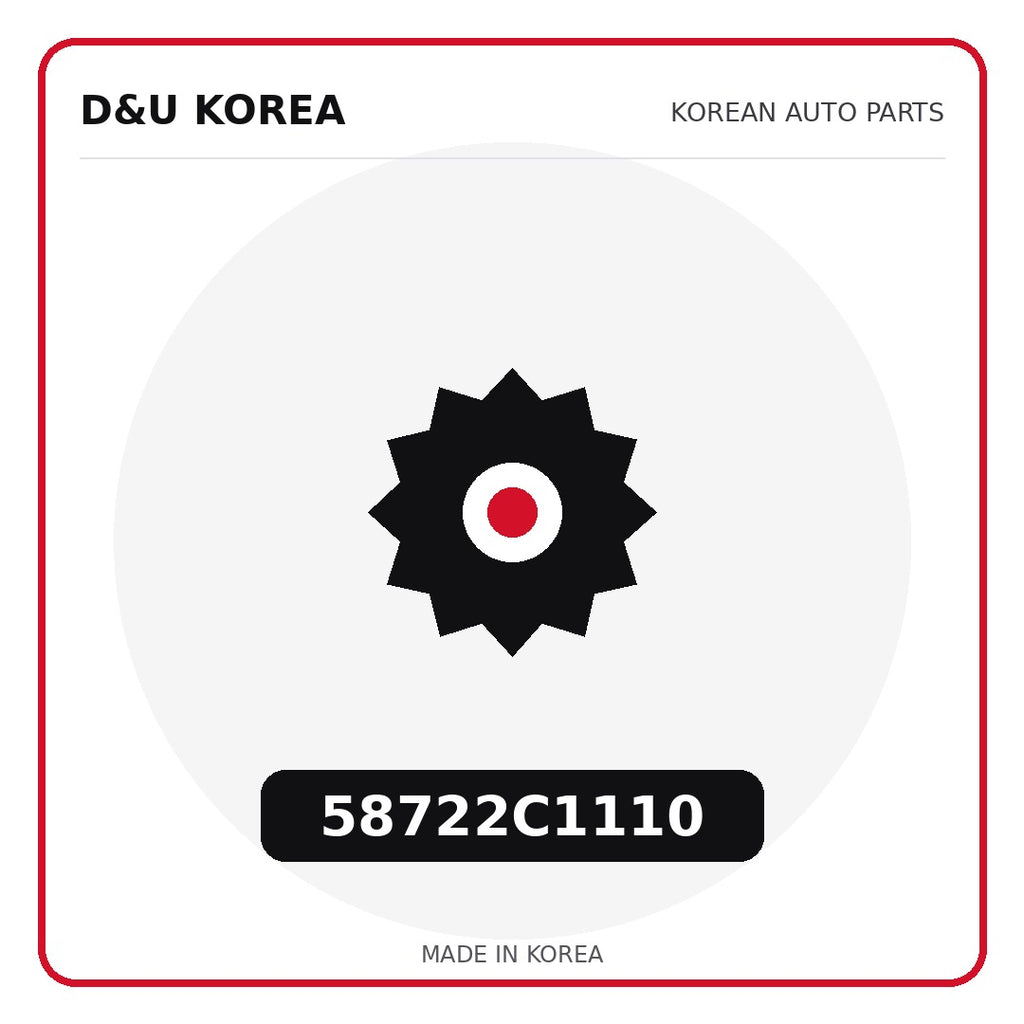 Genuine Mobis 58722C1110  for Korean vehicles | D&U Korea