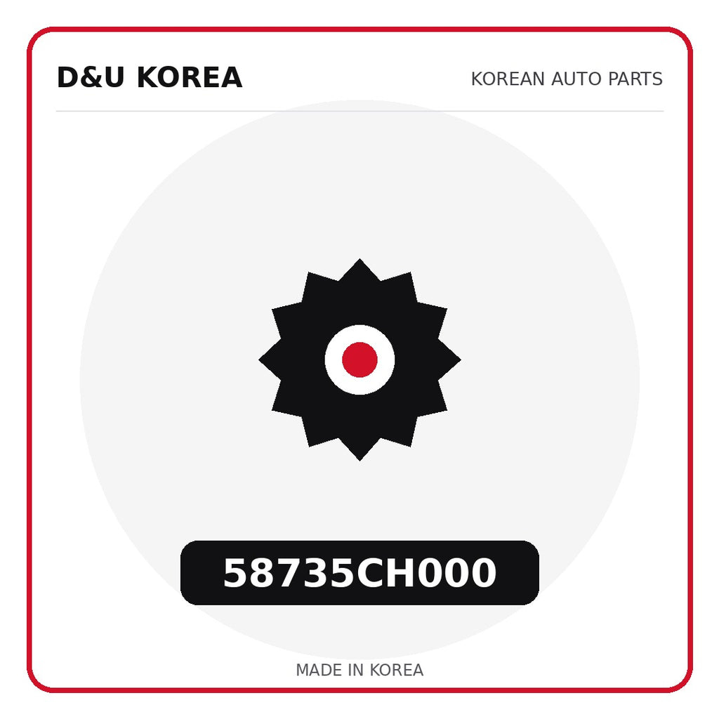 Genuine Mobis 58735CH000  for Korean vehicles | D&U Korea