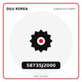 Genuine Mobis 58735J2000  for Korean vehicles | D&U Korea
