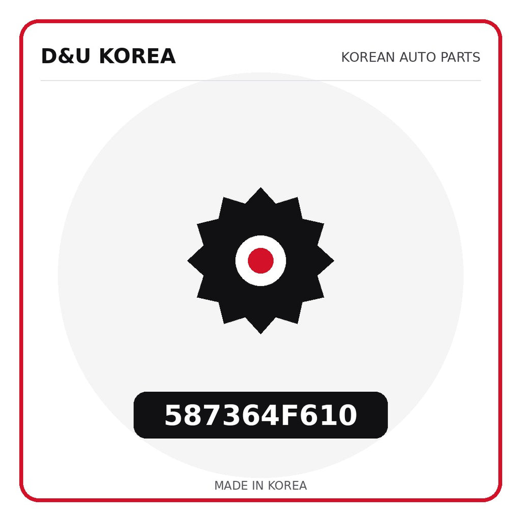 Genuine Mobis 587364F610  for Korean vehicles | D&U Korea