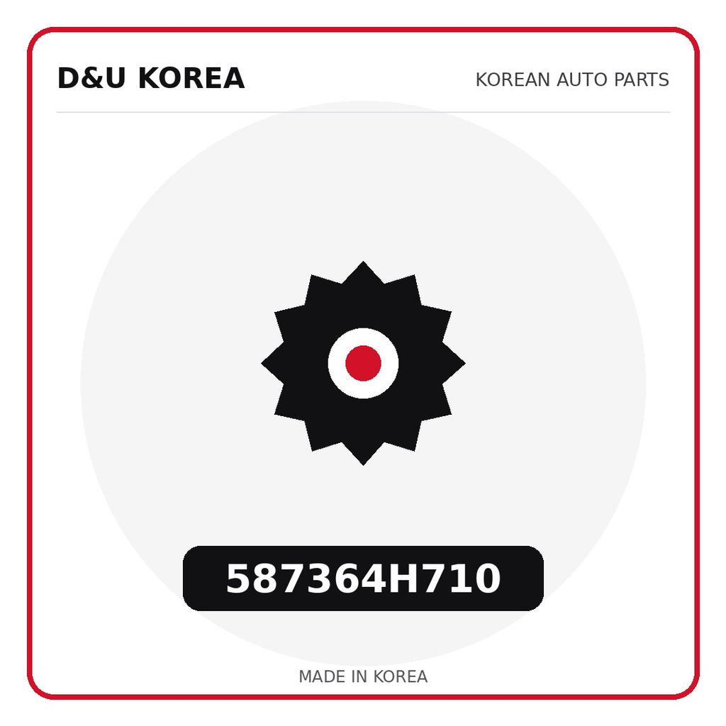 Genuine Mobis 587364H710  for Korean vehicles | D&U Korea