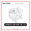 SPORTS CAR MAT- FR, LH