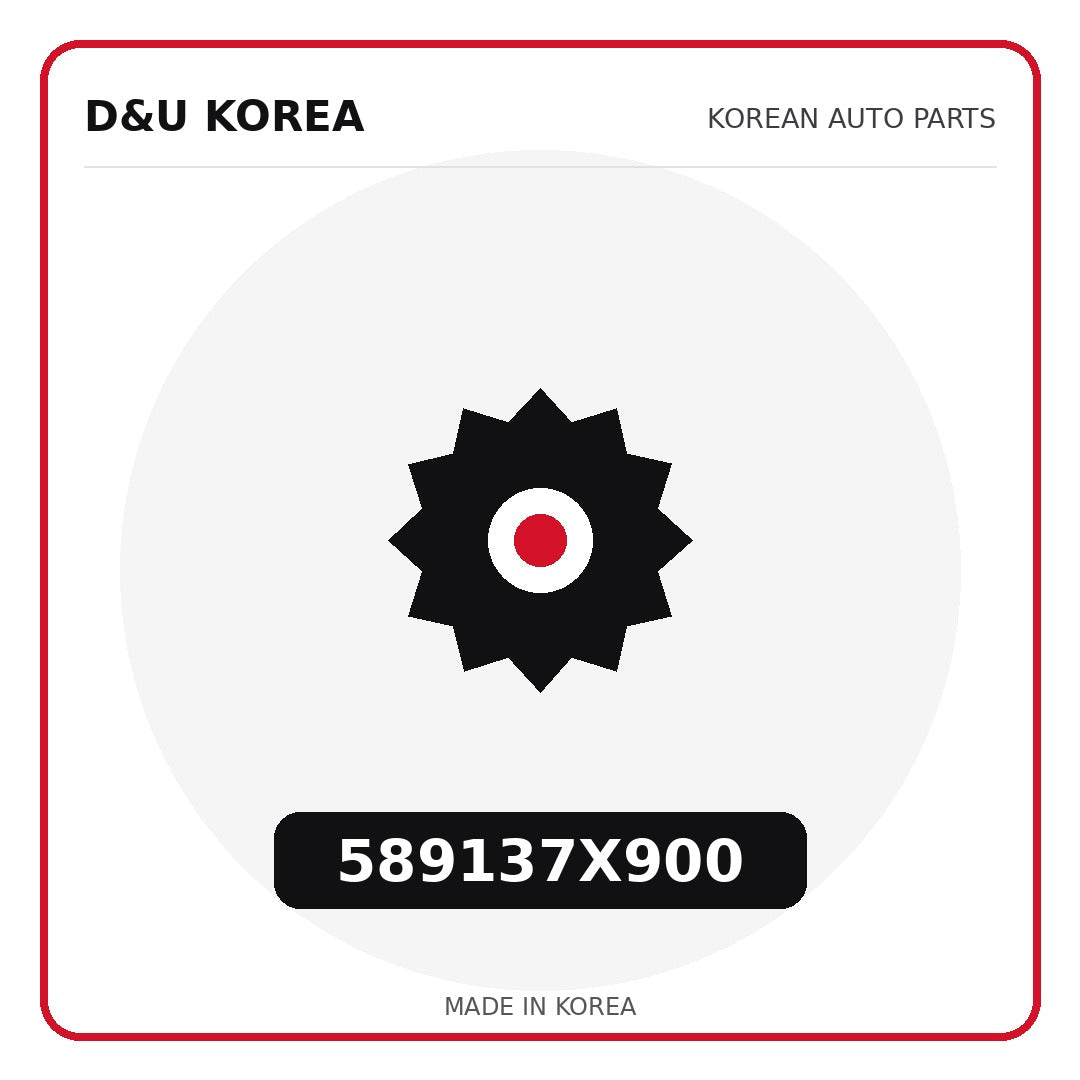 Genuine Mobis 589137X900  for Korean vehicles | D&U Korea