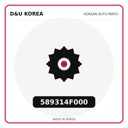 Genuine Mobis 589314F000  for Korean vehicles | D&U Korea