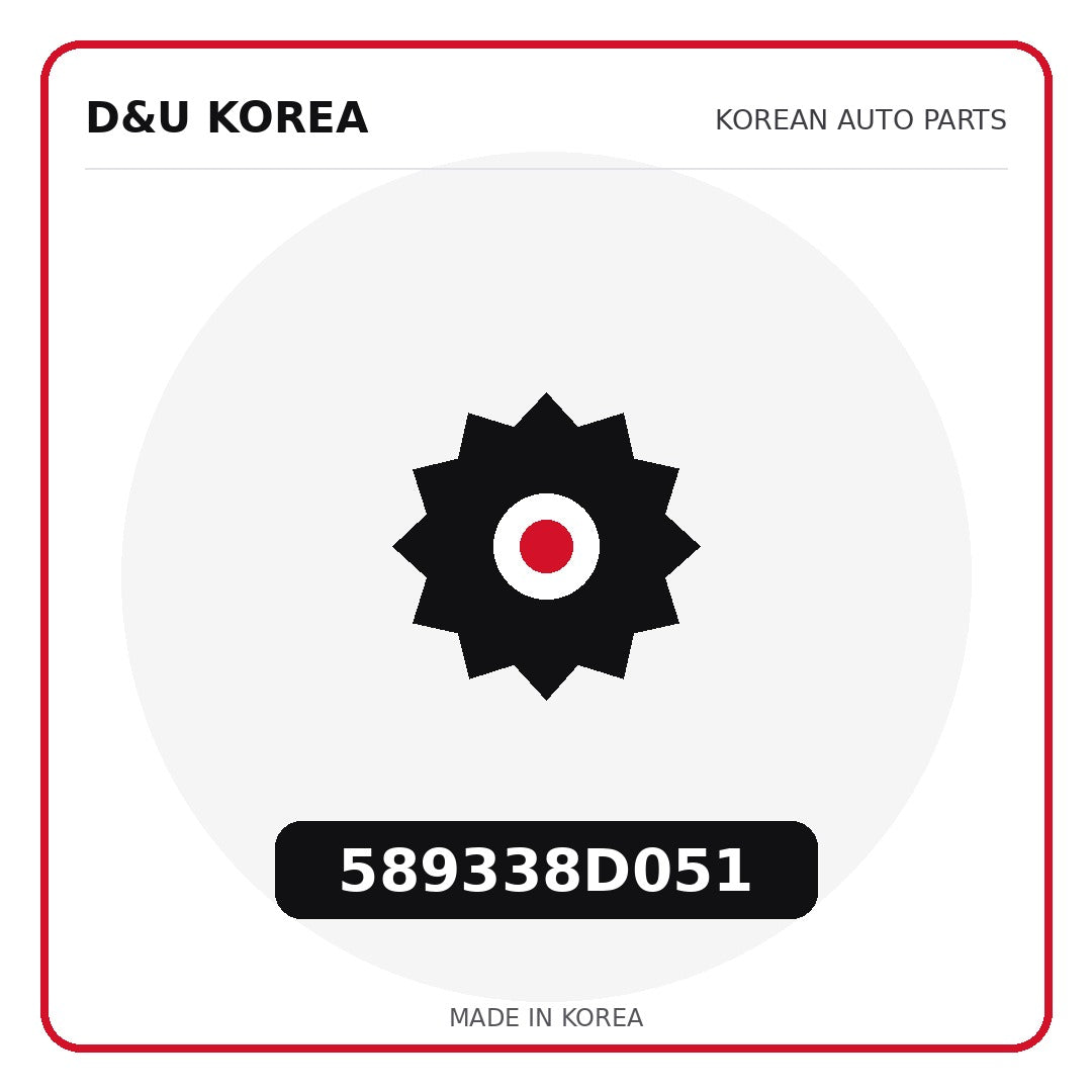 Genuine Mobis 589338D051  for Korean vehicles | D&U Korea