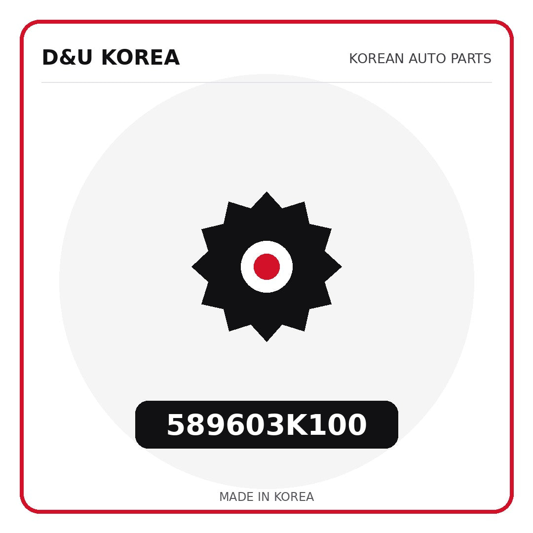 Genuine Mobis 589603K100  for Korean vehicles | D&U Korea