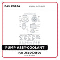 PUMP ASSY-COOLANT