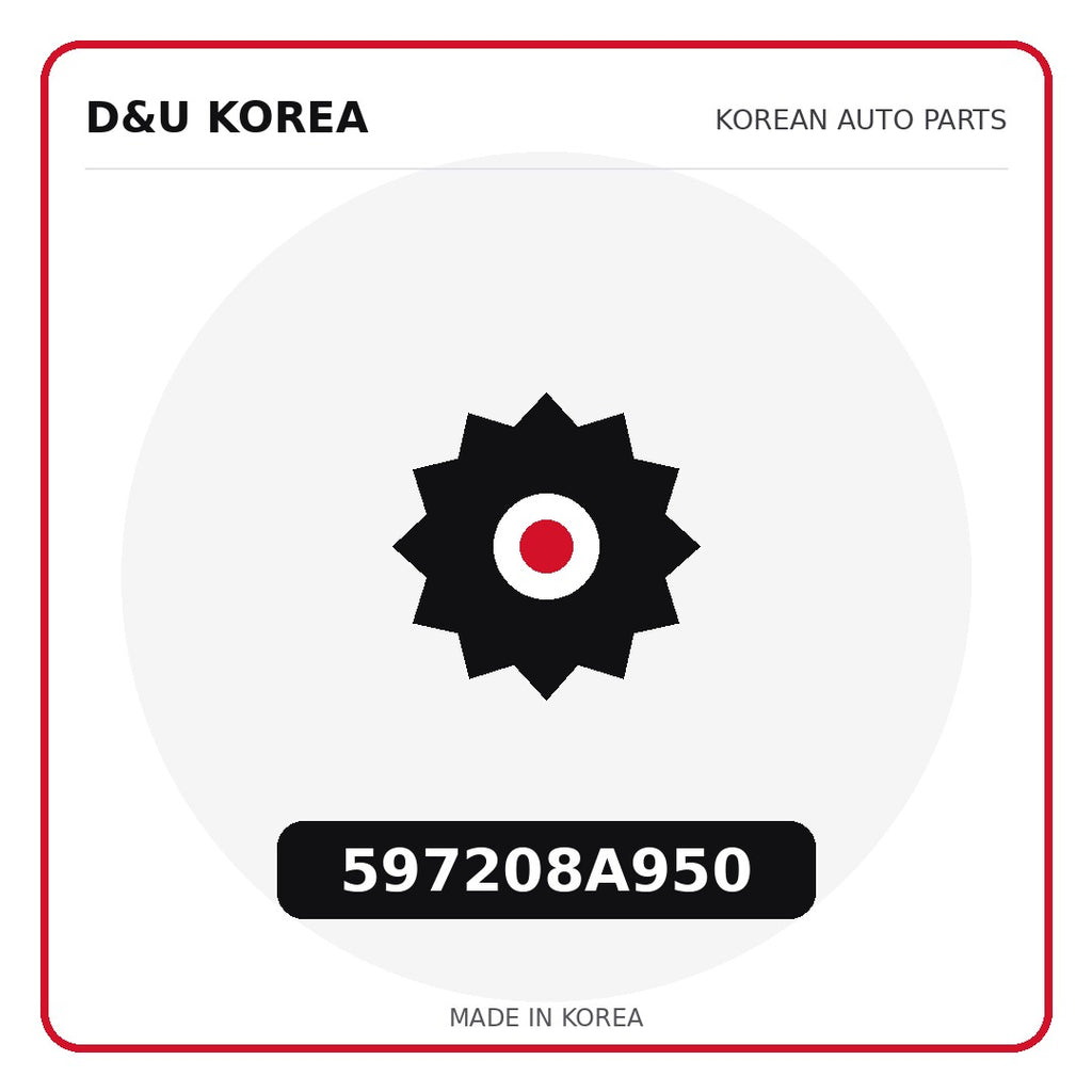 Genuine Mobis 597208A950  for Korean vehicles | D&U Korea