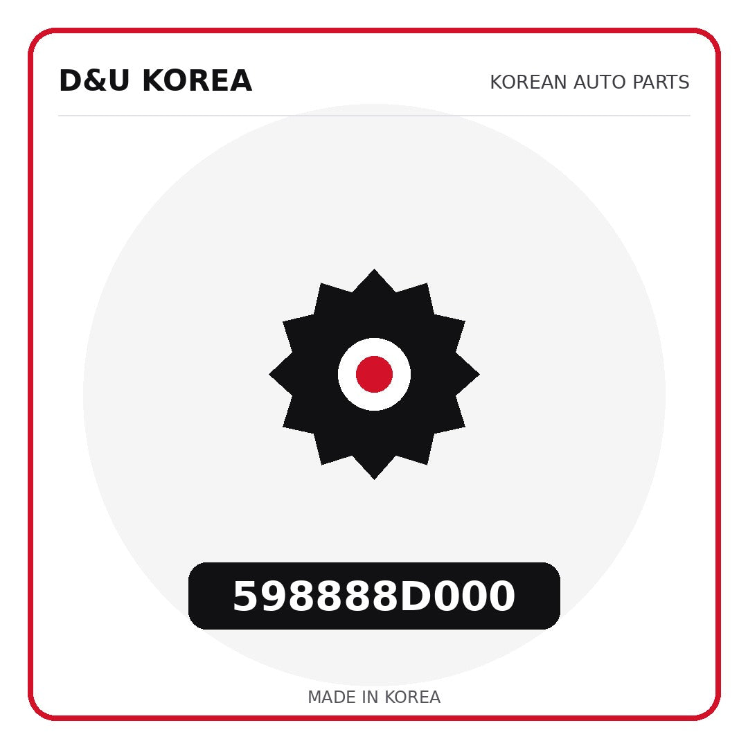 Genuine Mobis 598888D000  for Korean vehicles | D&U Korea