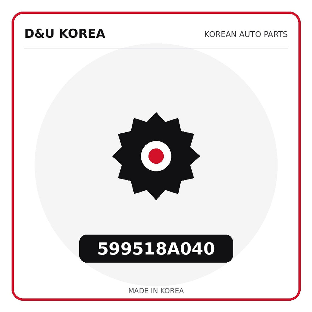 Genuine Mobis 599518A040  for Korean vehicles | D&U Korea
