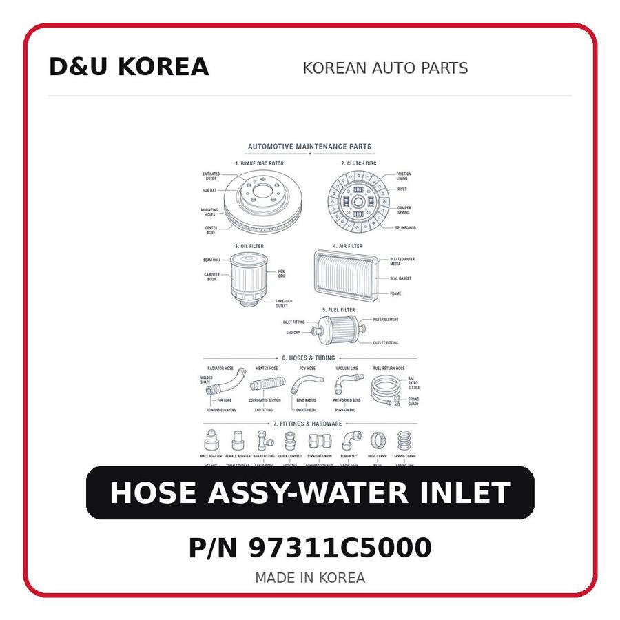 HOSE ASSY-WATER INLET