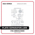 PLATE-SEPARATOR,LWR