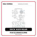 DECK ASSY-REAR