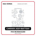 CARRIER ASSY-BATTEAY