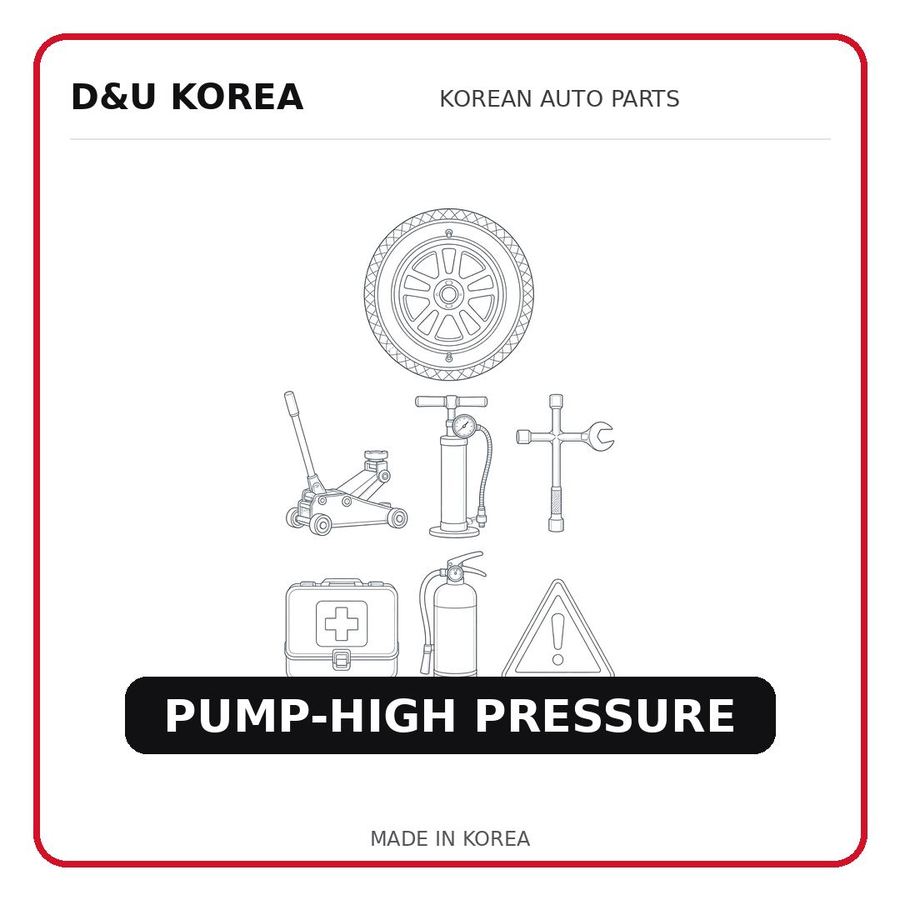 PUMP-HIGH PRESSURE