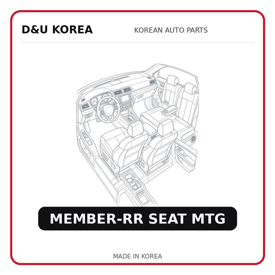 MEMBER-RR SEAT MTG
