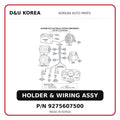 HOLDER & WIRING ASSY
