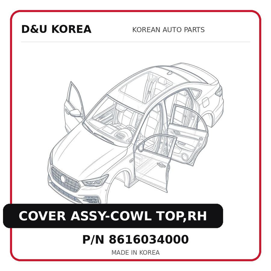 COVER ASSY-COWL TOP,RH
