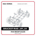 BRACKET-RAD.,UP.,LH