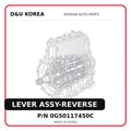 LEVER ASSY-REVERSE