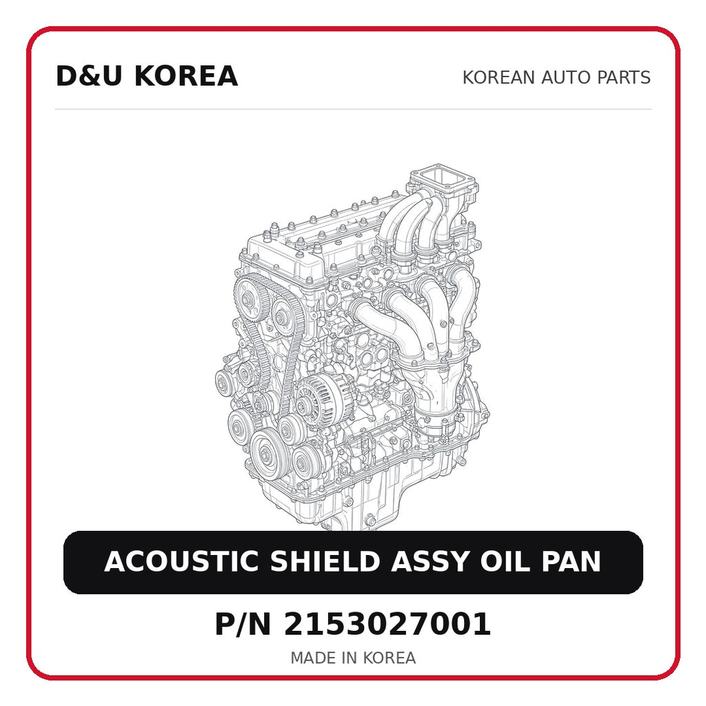 ACOUSTIC SHIELD ASSY-OIL PAN