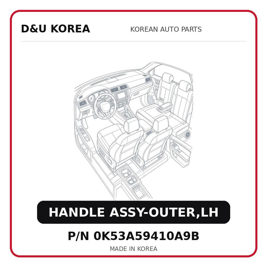 HANDLE ASSY-OUTER,LH
