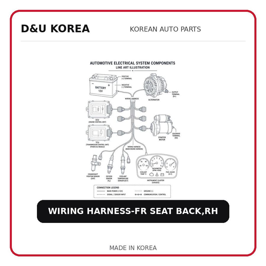 WIRING HARNESS-FR SEAT BACK,RH