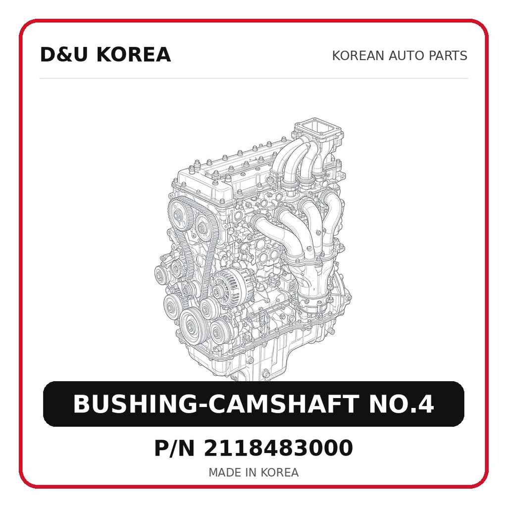 BUSHING-CAMSHAFT NO.4
