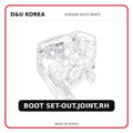 BOOT SET-OUT.JOINT,RH