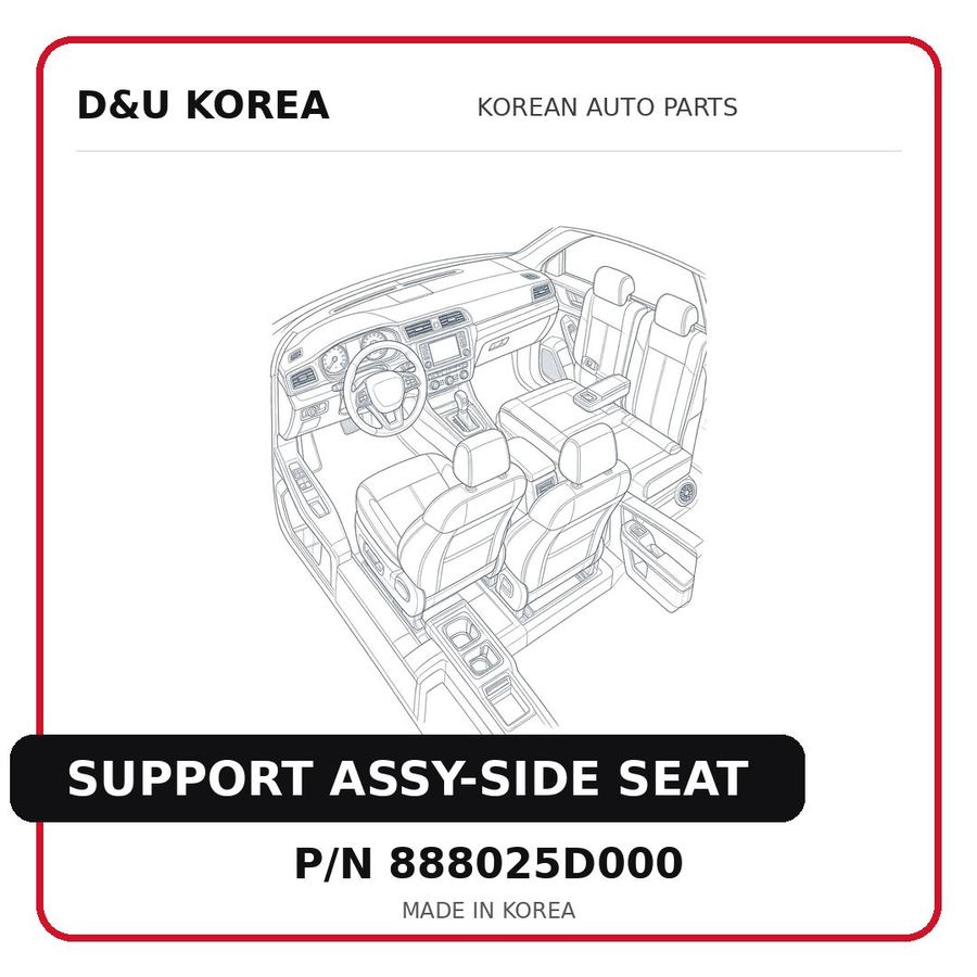 SUPPORT ASSY-SIDE SEAT