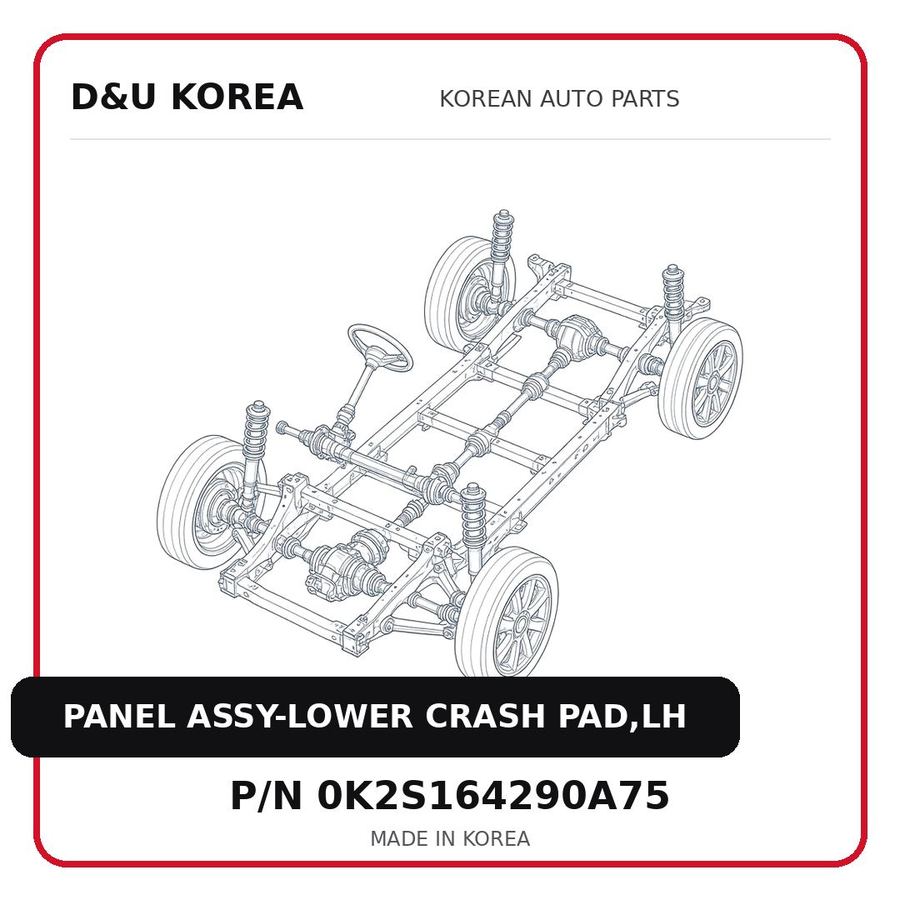 PANEL ASSY-LOWER CRASH PAD,LH