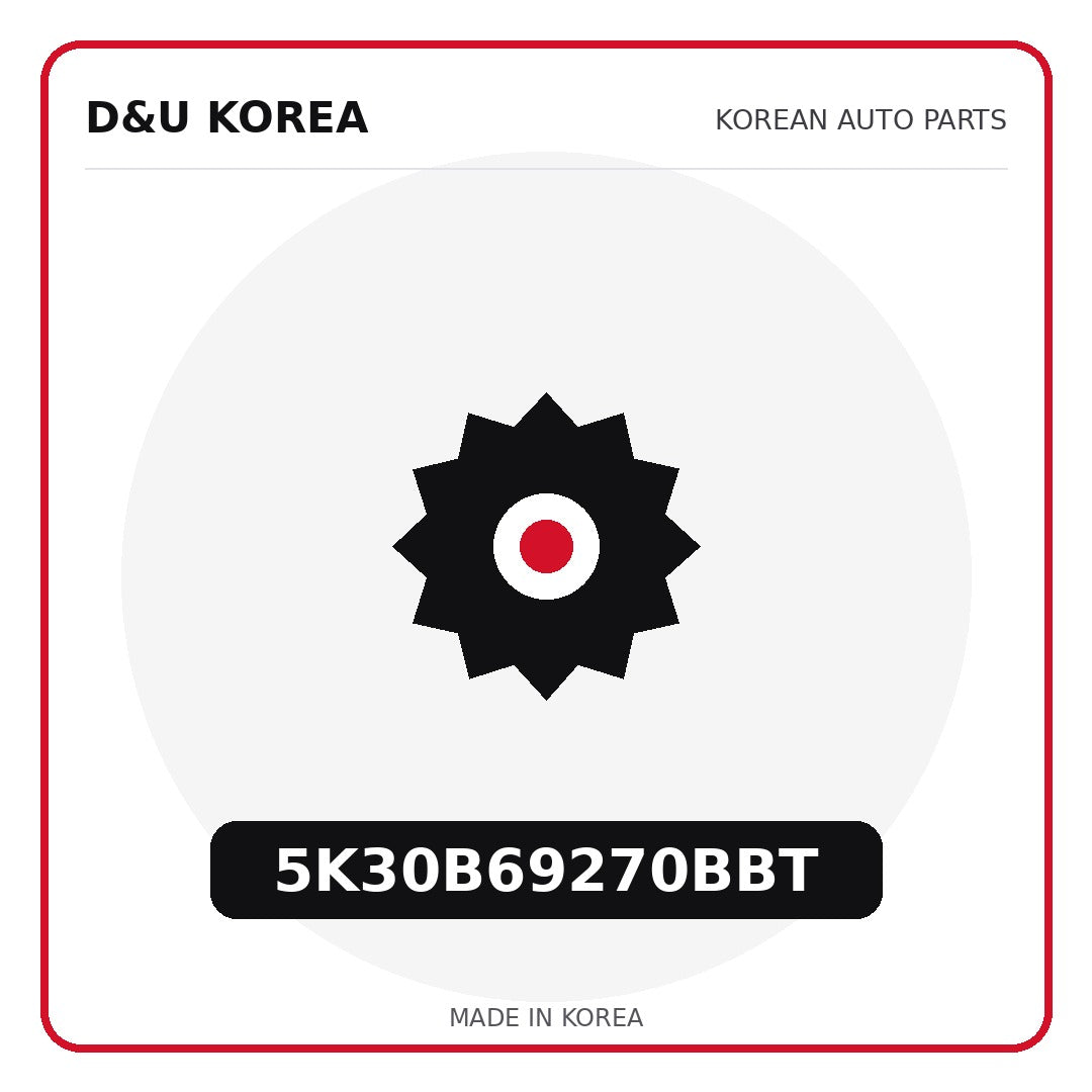 Genuine Mobis 5K30B69270BBT  for Korean vehicles | D&U Korea
