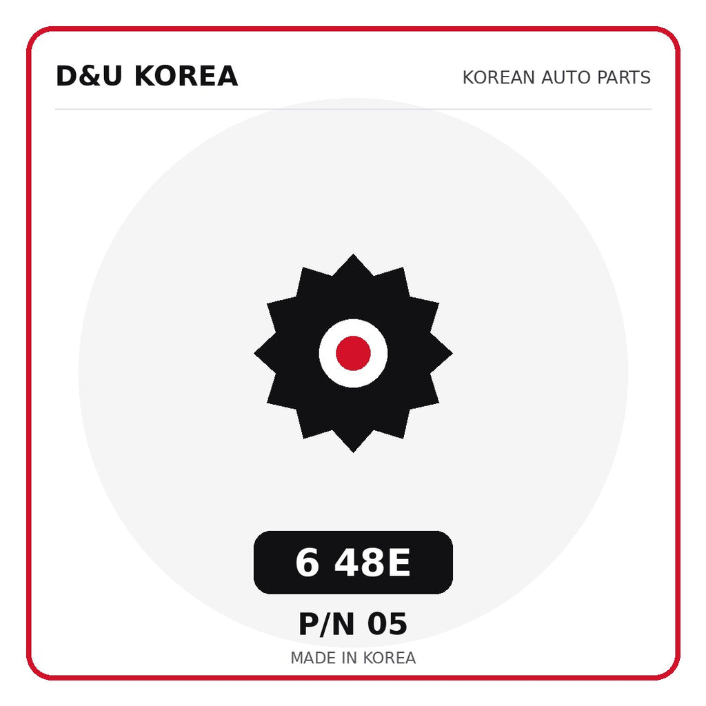 Genuine Mobis 6 48E 05 for Korean vehicles | D&U Korea